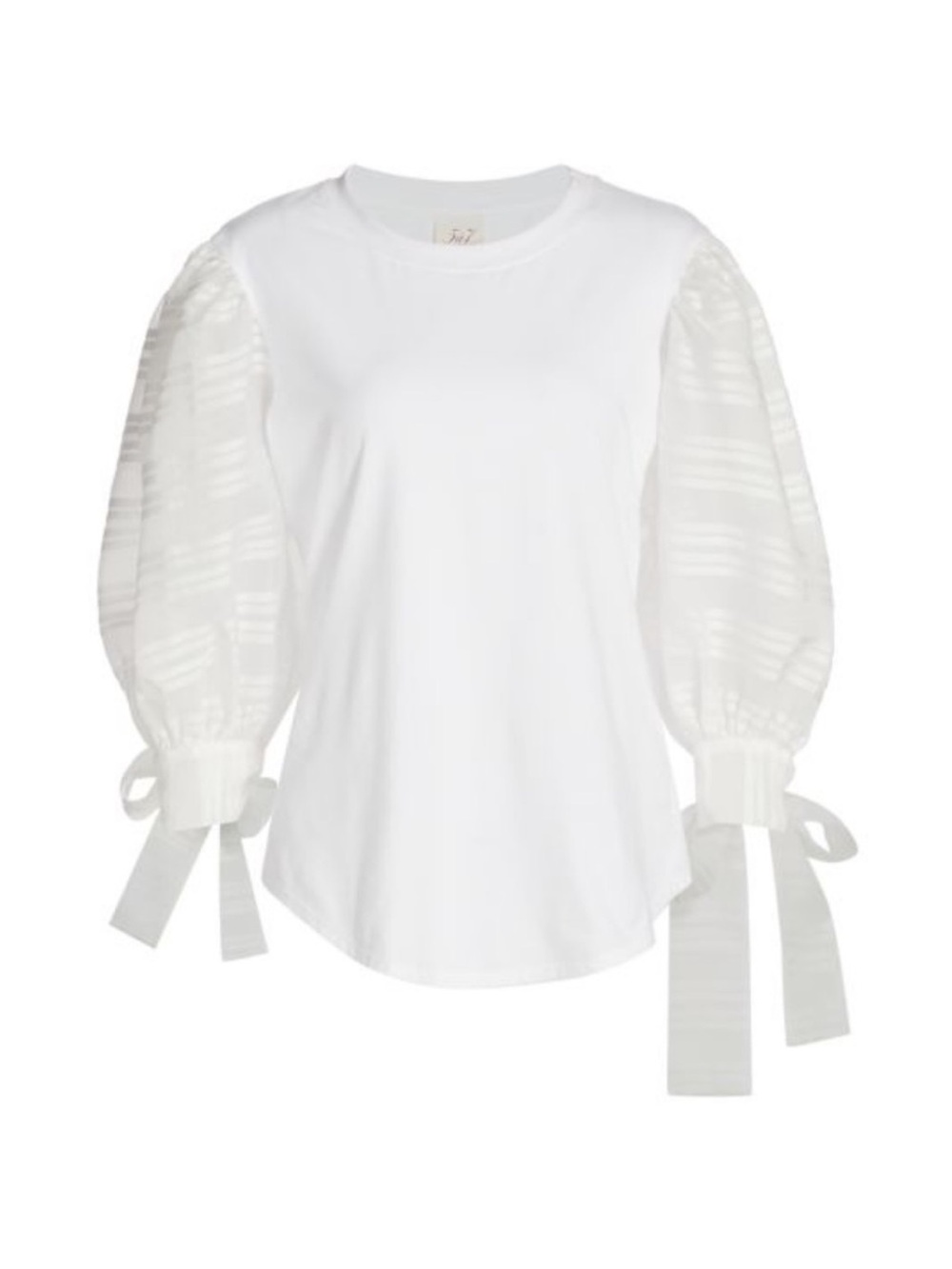 Women's Cinq a Sept NWT Sheer Stripe Carlie Top